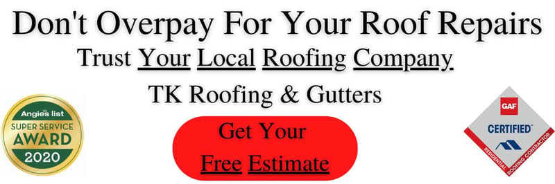 Trust the local roofers at TK Roofing and Gutters